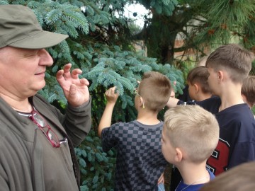 Szkolenie z rozpoznawania liści w Przedborskim Parku Krajobrazowym, 