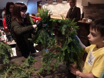 Warsztaty Bożonarodzeniowe w SP Burzenin 2025, 