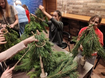 Warsztaty Bożonarodzeniowe w SP Burzenin 2025, 